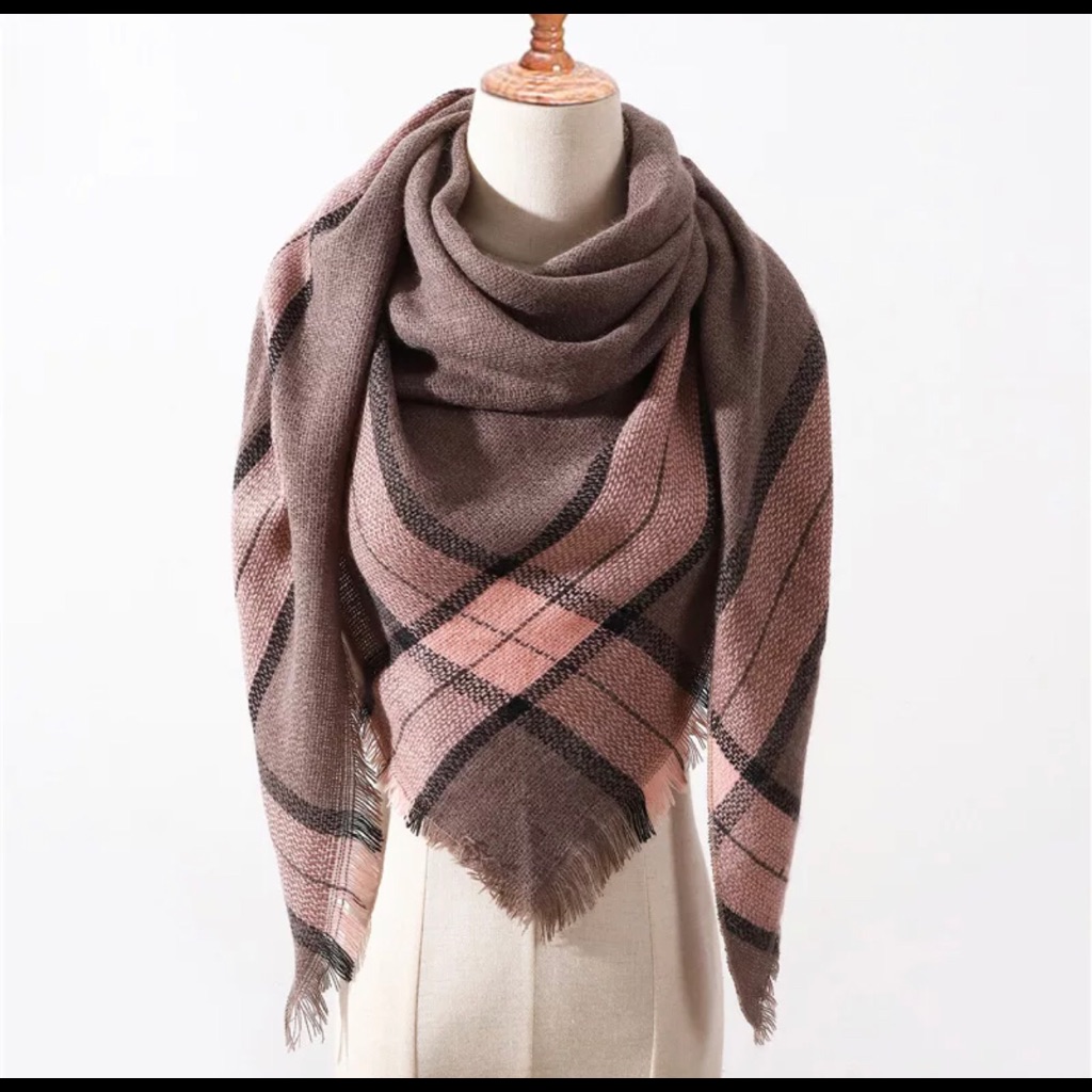 Blush Colored Winter Scarf